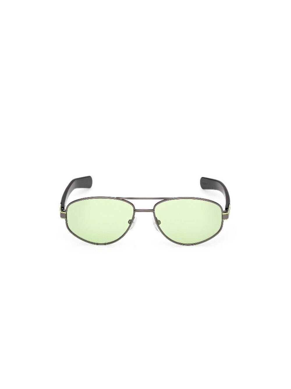 New Adidas Originals Unisex Sunglasses Grey Green Lens Metal Frame OR0137 09N 57